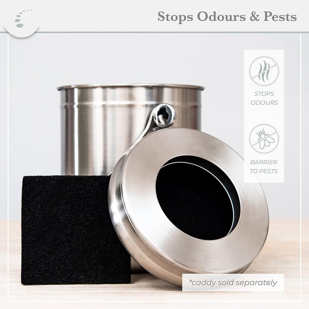 Replacement Charcoal Filters (2 Sets) - Compost Bin Carbon Filter - Australian Owned