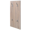 NNEVL Oak and White 3-in-1 Wooden Shoe Cabinet Set