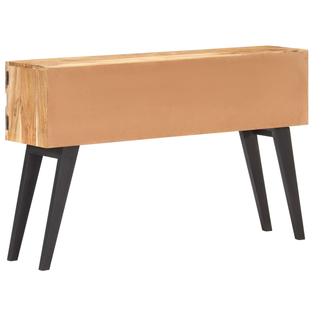 NNEVL Sideboard 120x30x75 cm Solid Acacia Wood