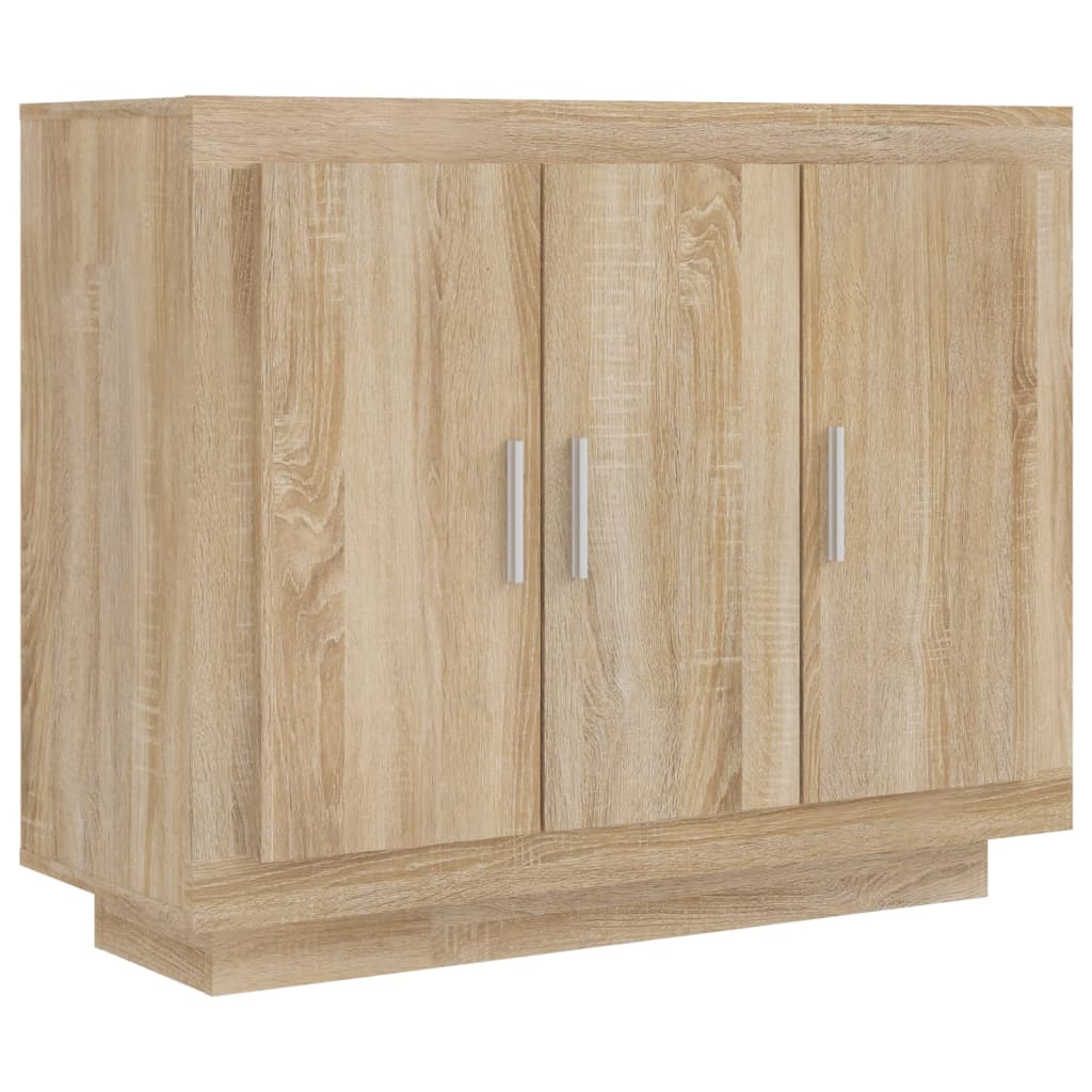 NNEVL Sideboard Sonoma Oak 92x35x75 cm Engineered Wood