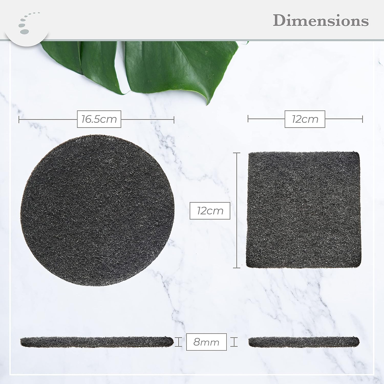 Replacement Charcoal Filters (2 Sets) - Compost Bin Carbon Filter - Australian Owned