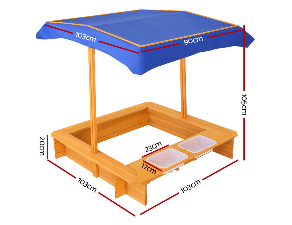 NNEDSZ Outdoor Canopy Sand Pit