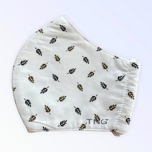 SPRING WHITE WITH BLACK & GREEN FLECKS - MEDIUM
