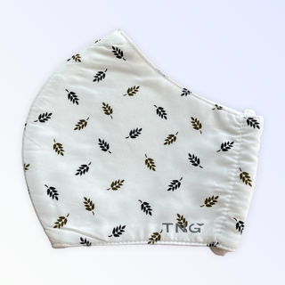 SPRING WHITE WITH BLACK & GREEN FLECKS - MEDIUM
