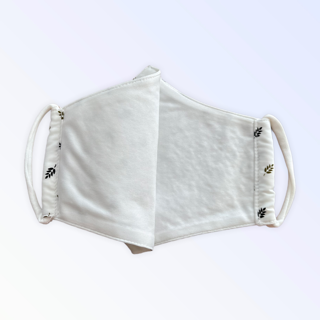 SPRING WHITE WITH BLACK & GREEN FLECKS - MEDIUM