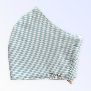 SPRING PALE BLUE & WHITE - LARGE