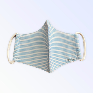 SPRING PALE BLUE & WHITE - LARGE