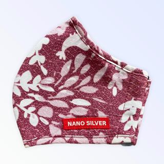 NOSE CLIP DARK PINK LEAVES