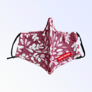 NOSE CLIP DARK PINK LEAVES