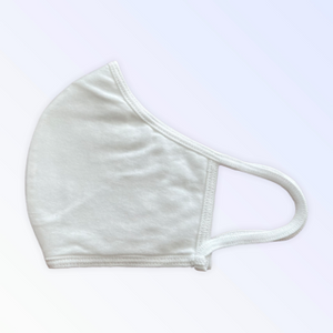SPRING WHITE WASHABLE CLOTH FACE MASK