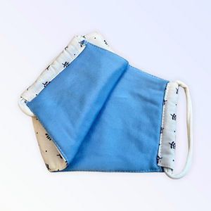 SPRING WHITE WITH BLUE LEAVES - MEDIUM