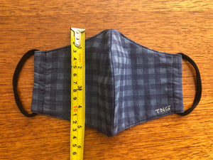 SPRING DARK BLUE & WHITE STRIPE - LARGE