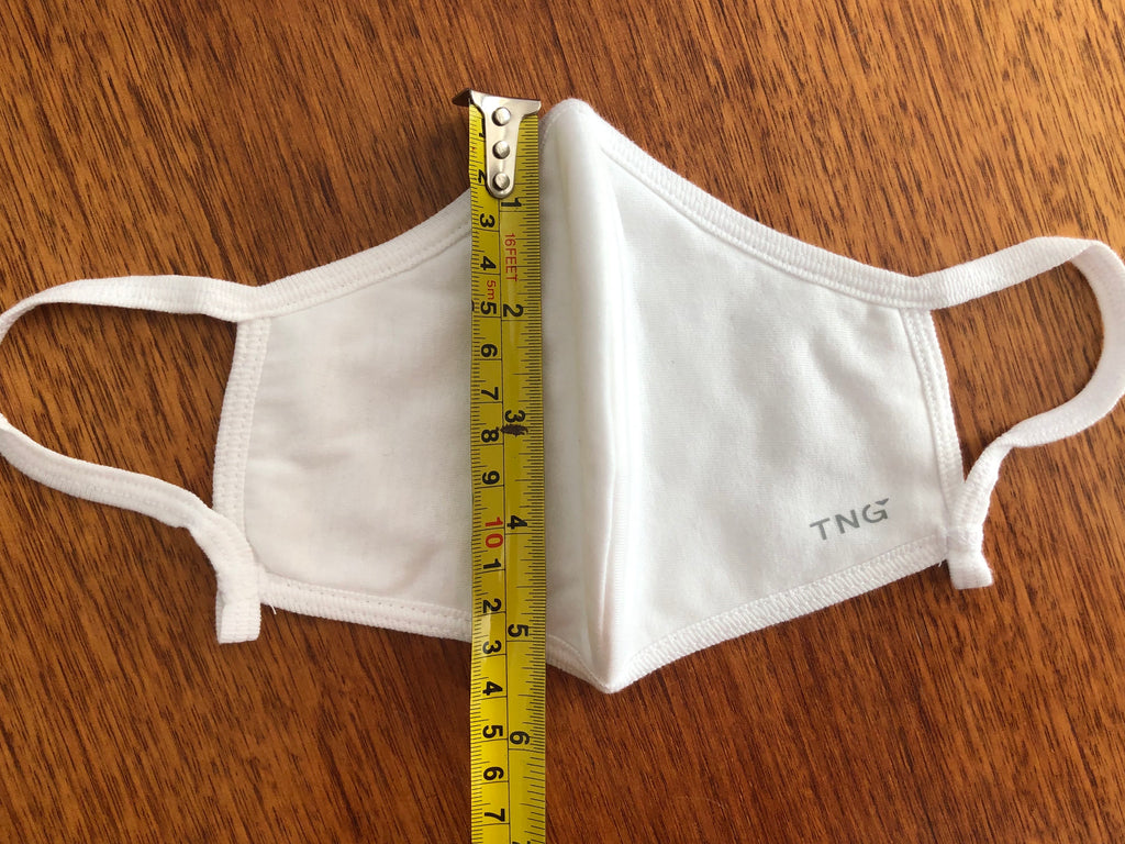 SPRING WHITE WASHABLE CLOTH FACE MASK