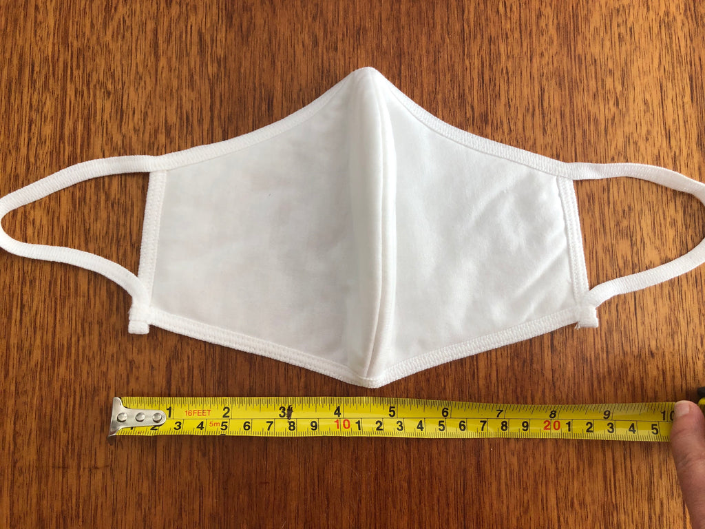 SPRING WHITE WASHABLE CLOTH FACE MASK
