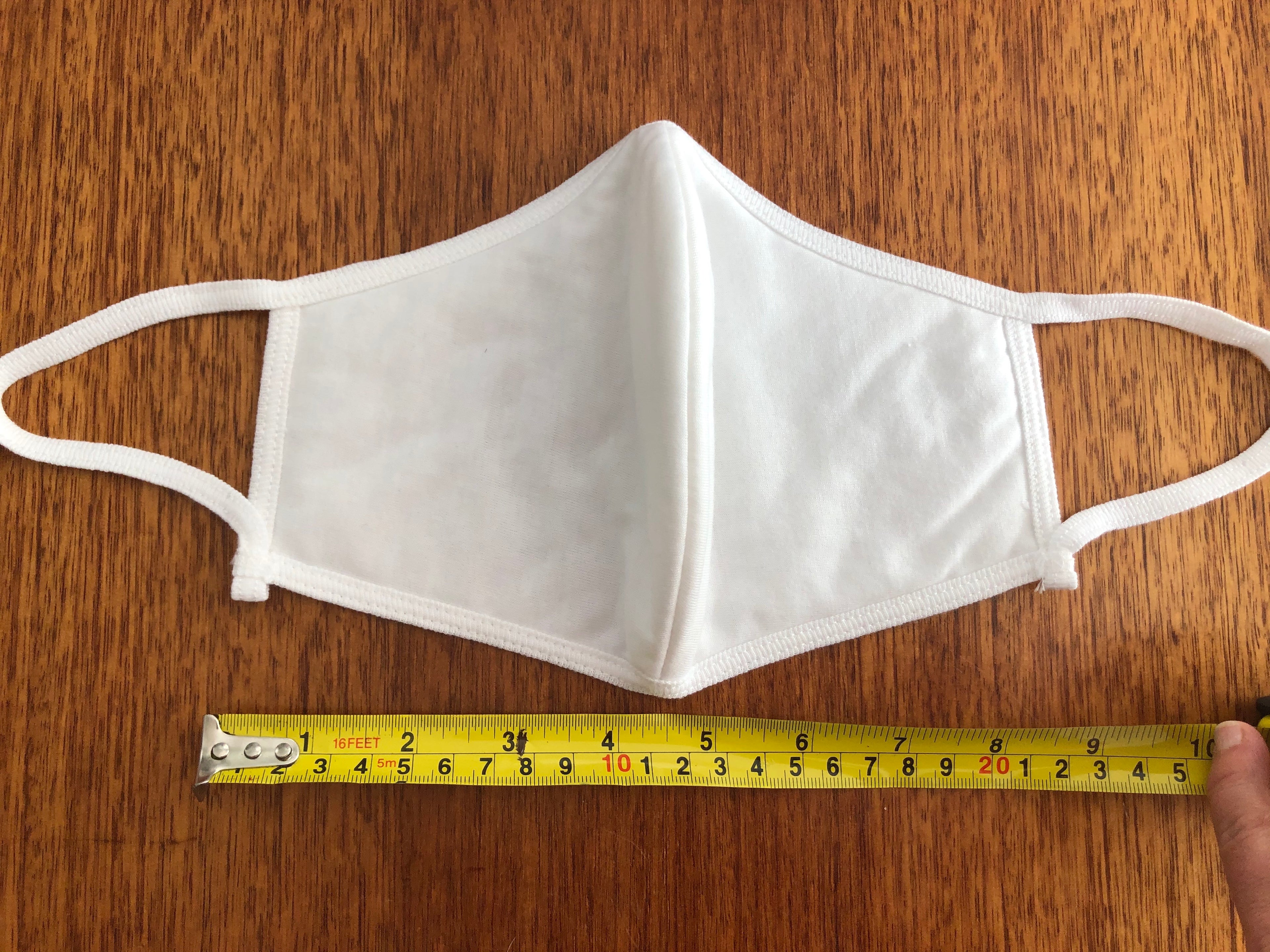 SPRING WHITE WASHABLE CLOTH FACE MASK