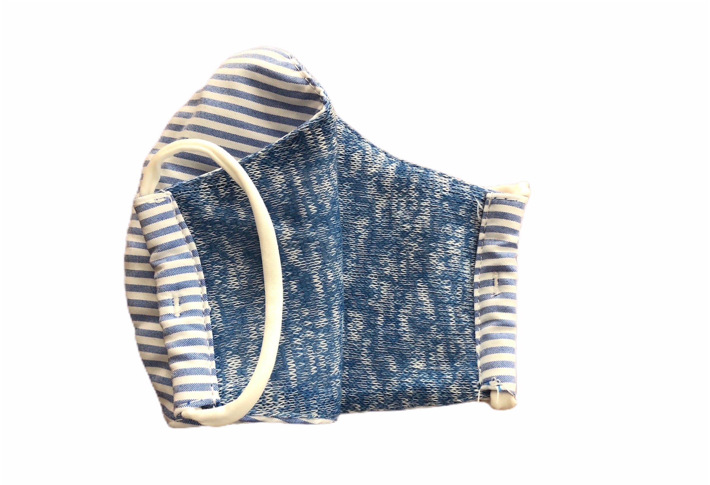 SPRING DARK BLUE & WHITE STRIPE - LARGE